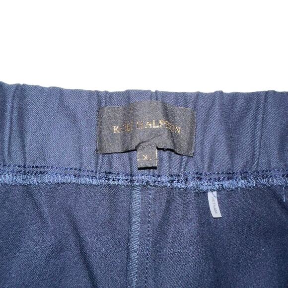 Kobi Halperin Elastic Waist Pull On Navy Pants XL - Picture 3 of 7